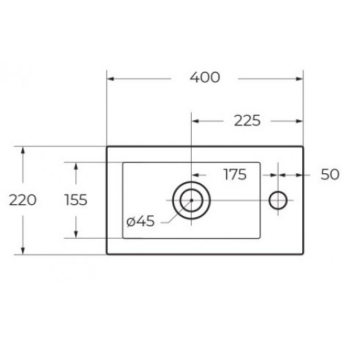 BelBagno Мебель для ванной Pietra mini 40 L Stucco Cemento, TCH