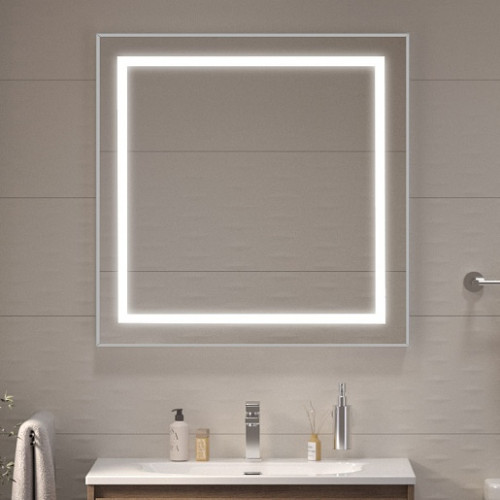 BelBagno Зеркало SPC-KRAFT-800-800-SENS-AL