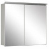 De Aqua Зеркало-шкаф для ванной Алюминиум 90 (AL 505 090 S) серебро