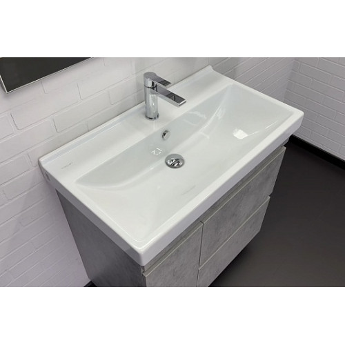 Comforty Мебель для ванной Осло 80Н бетон светлый