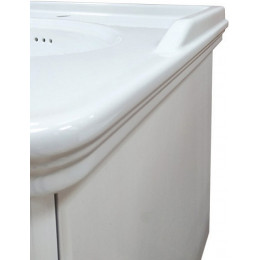 Comforty Тумба с раковиной Неаполь 80 подвесная белая