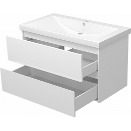 Misty Тумба для умывальника Алиса 90, 2 ящика, подвесная