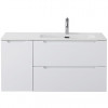BelBagno Тумба с раковиной Etna 100 R подвесная Bianco Lucido