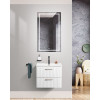 BelBagno Тумба с раковиной Due 60 подвесная Bianco Lucido