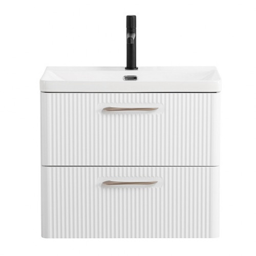 BelBagno Тумба с раковиной Due 60 подвесная Bianco Lucido