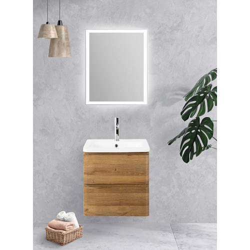 BelBagno Тумба с раковиной Albano-Cer 60 подвесная Rovere Rustico