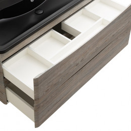 BelBagno Тумба с раковиной Acqua 120 подвесная Pino Scania с раковиной BB1200/455-LV-ART-ALR-NERO