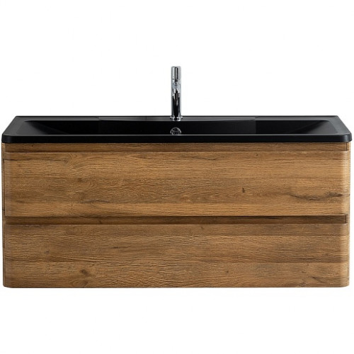 BelBagno Мебель для ванной Albano 120 подвесная Rovere Rustico с раковиной BB1200/455-LV-ART-ALR-NERO