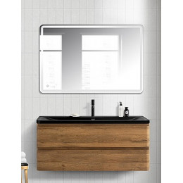 BelBagno Мебель для ванной Albano 120 подвесная Rovere Rustico с раковиной BB1200/455-LV-ART-ALR-NERO
