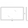 BelBagno Зеркало SPC-MAR-1400-800-LED-TCH-WARM