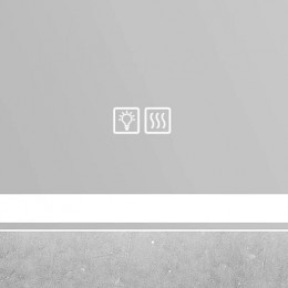 BelBagno Зеркало SPC-MAR-1400-800-LED-TCH-WARM