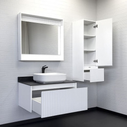 Comforty Мебель для ванной Марсель 90 T-Y9378 подвесная белая матовая