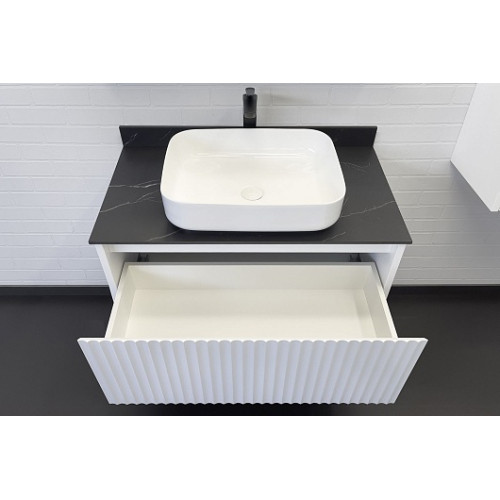 Comforty Мебель для ванной Марсель 90 T-Y9378 подвесная белая матовая