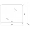BelBagno Зеркало SPC-CEZ-800-700-LED-TCH-WARM
