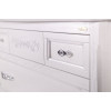 ASB-Woodline Тумба с раковиной Модерн 105 белый, (патина серебро)