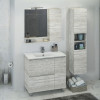 Comforty Тумба с раковиной Верона 90 (Quadro) дуб белый