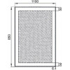 Aquanet Зеркало Алассио 85x110