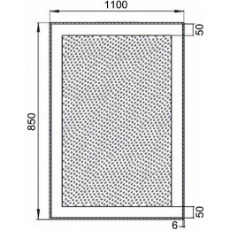 Aquanet Зеркало Алассио 85x110