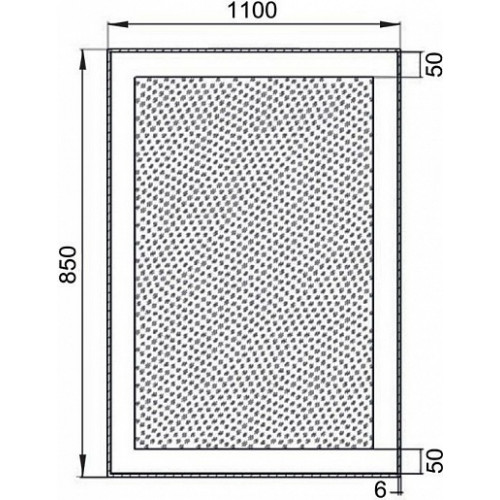 Aquanet Зеркало Алассио 85x110