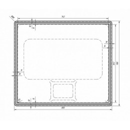 Dreja Зеркало Tiny LED 70