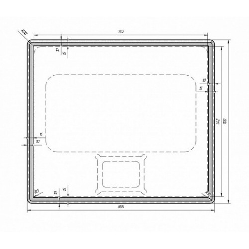 Dreja Зеркало Tiny LED 70