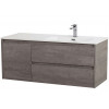 BelBagno Тумба с раковиной Kraft 100 R подвесная Cemento Grigio