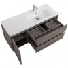 BelBagno Тумба с раковиной Kraft 100 R подвесная Cemento Grigio