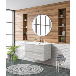 BelBagno Тумба с раковиной Albano-Cer 105 подвесная Rovere Vintage Bianco
