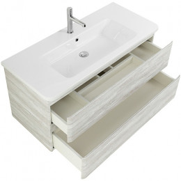 BelBagno Тумба с раковиной Albano-Cer 105 подвесная Rovere Vintage Bianco