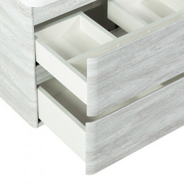 BelBagno Тумба с раковиной Albano-Cer 105 подвесная Rovere Vintage Bianco