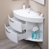 De Aqua Мебель для ванной Трио Люкс 90 L, зеркало Экстра EXT 90 P