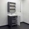 Comforty Мебель для ванной Лима 70 антрацит