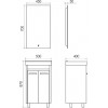 Comforty Мебель для ванной Марио 50 сосна лоредо