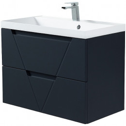 BelBagno Тумба с раковиной Vittoria 80 подвесная Grigio Opaco