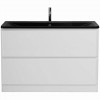 BelBagno Мебель для ванной Albano 120 напольная Bianco Lucido с раковиной BB1200/455-LV-ART-ALR-NERO