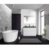 BelBagno Мебель для ванной Albano 120 напольная Bianco Lucido с раковиной BB1200/455-LV-ART-ALR-NERO