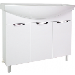 ASB-Mebel Тумба с раковиной Мессина 100/3 белая