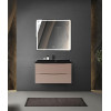 BelBagno Тумба с раковиной Marino 80 подвесная Capucino Lucido с раковиной 80/45 ART-AST-NERO