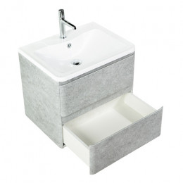 BelBagno Тумба с раковиной Albano 70 подвесная Cemento Verona Grigio
