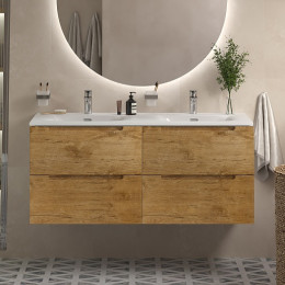 BelBagno Тумба с раковиной Etna 120 с 4 ящиками подвесная Rovere Nature