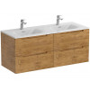 BelBagno Тумба с раковиной Etna 120 с 4 ящиками подвесная Rovere Nature