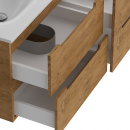 BelBagno Тумба с раковиной Etna 120 с 4 ящиками подвесная Rovere Nature