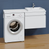 СанТа Тумба под раковину над стиральной машиной Марс 68 1 ящик подвесная белая