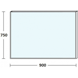 De Aqua Мебель для ванной Трио Люкс 90 L, зеркало Сити