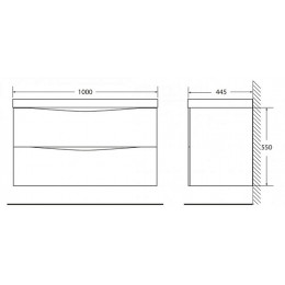 BelBagno Тумба с раковиной MARINO 1000 Rovere Moro
