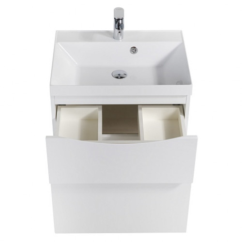BelBagno Тумба с раковиной Marino-H60 70 подвесная Bianco Lucido