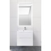 BelBagno Тумба с раковиной Marino-H60 70 подвесная Bianco Lucido