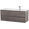 BelBagno Тумба с раковиной Kraft 120 R подвесная Cemento Grigio