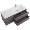 BelBagno Тумба с раковиной Kraft 120 R подвесная Cemento Grigio
