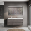 BelBagno Тумба с раковиной Kraft 120 R подвесная Cemento Grigio